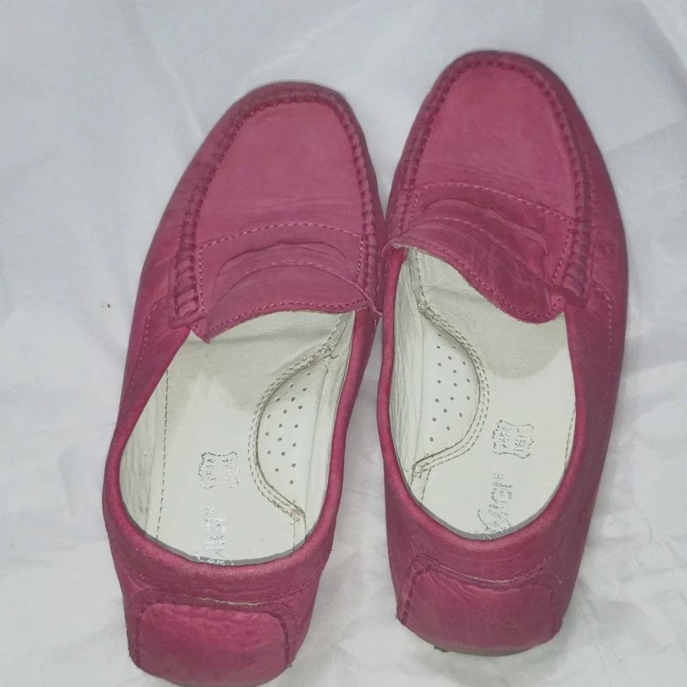 Primigi Pink Girls Leather Penny Loafers